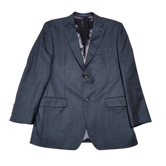 Ralph Lauren Mens 42R Wool Blazer Jacket For Dillards Charcoal Gray Two-Button C - Picture 9 of 9